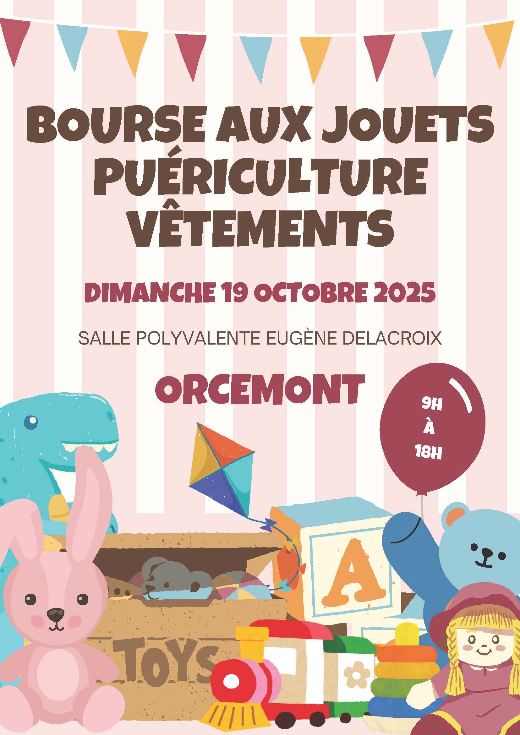 Affiche Bourse aux jouets 2025